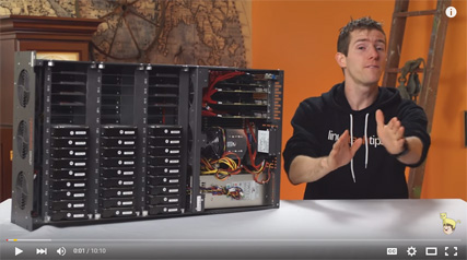 how linus sebastian hit 1gb s using unraid on his storinator network operating system